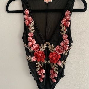 Rose bodysuit
